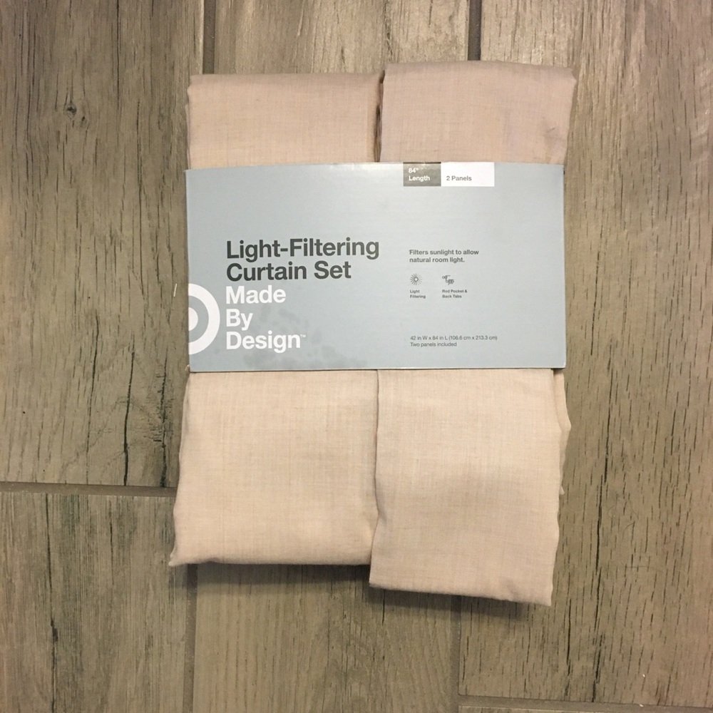 Rod pocket tan curtains ๐ป - Picture 3 of 5